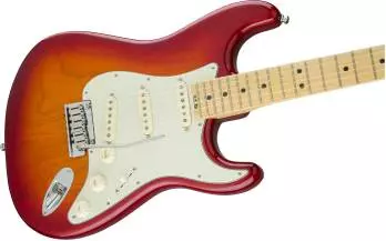 American Elite Stratocaster, Maple Fingerboard, Aged Cherry Burst (Ash)