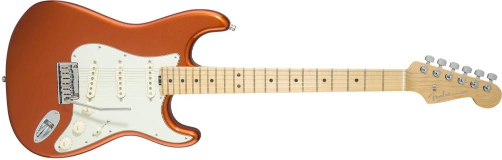American Elite Stratocaster, Maple Fingerboard, Autumn Blaze Metallic