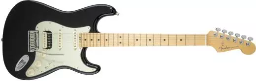 American Elite Stratocaster HSS Shawbucker, Maple Fingerboard, Mystic Black