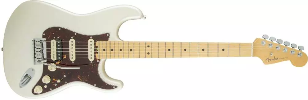 American Elite Stratocaster HSS Shawbucker, Maple Fingerboard, Olympic Pearl