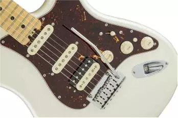 American Elite Stratocaster HSS Shawbucker, Maple Fingerboard, Olympic Pearl