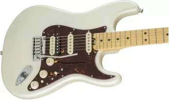 American Elite Stratocaster HSS Shawbucker, Maple Fingerboard, Olympic Pearl