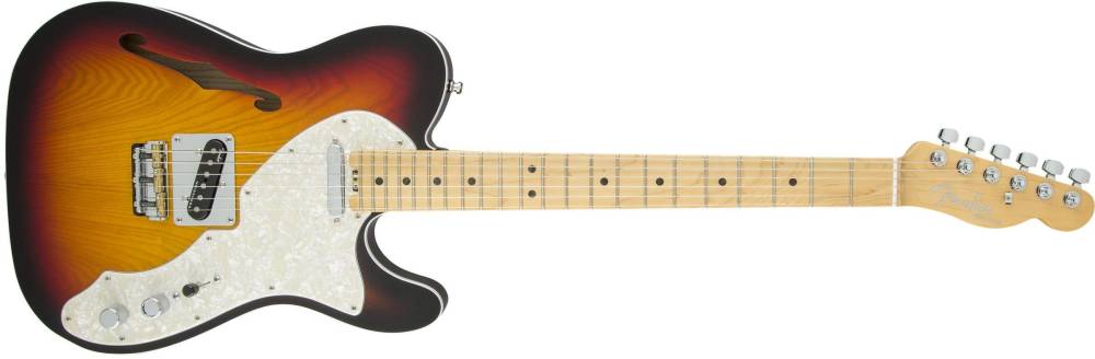 ギター Fender TelecasterThinline American Elite Fender American Elite Telecaster Thinline, Maple Fingerboard
