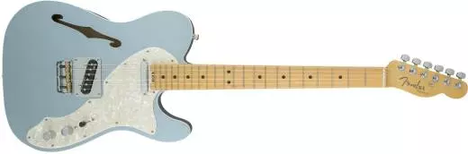 American Eilte Telecaster Thinline, Maple Fingerboard, Mystic Ice Blue