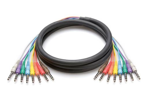 Hosa - Balanced Snake Cable, 1/4 TRS to Same, 4 m