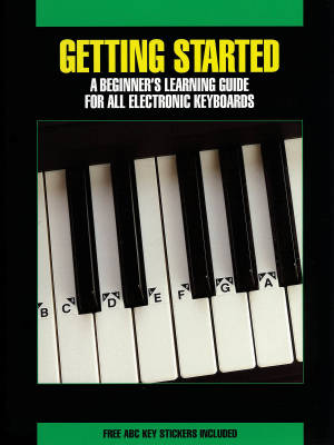 Getting Started for All Electronic Keyboards - Book