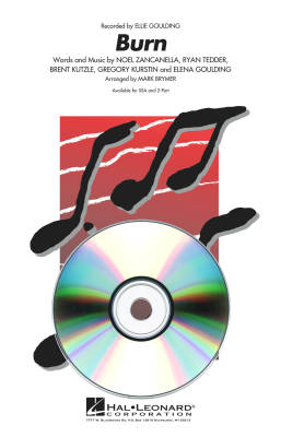 Hal Leonard - Burn - Kutzle /Goulding /Tedder /Kurstin /Zancanella /Brymer - ShowTrax CD