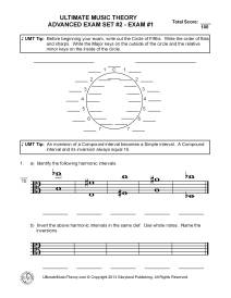 Advanced Music Theory Exams-Set 2 - McKibbon-U\'Ren/St. Germain - Workbook