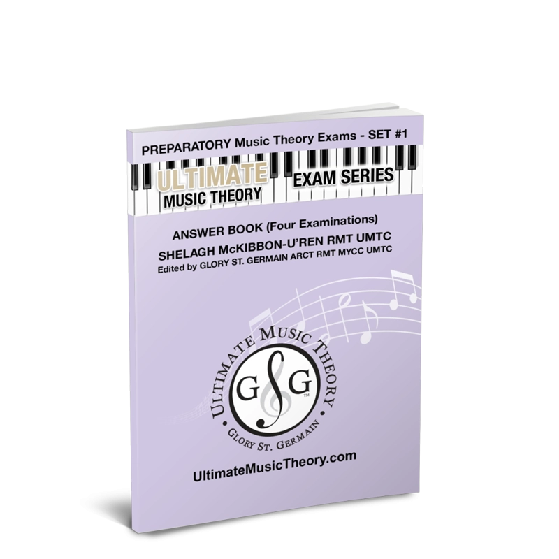 Preparatory Music Theory Exams-Set 1 - McKibbon-U\'Ren/St. Germain - Answer Book