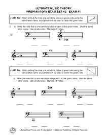 Preparatory Music Theory Exams-Set 2 - McKibbon-U\'Ren/St. Germain - Workbook