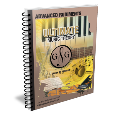 Ultimate Music Theory - Advanced Music Theory Rudiments - St. Germain - Workbook
