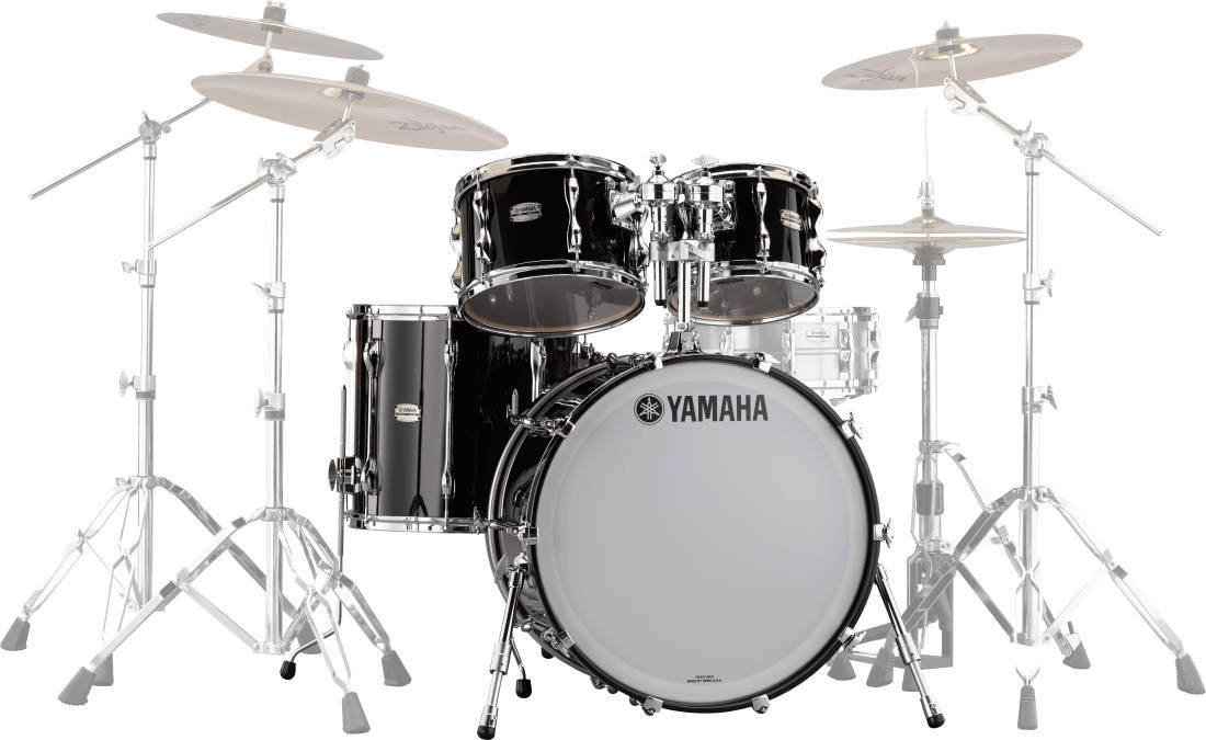 Recording Custom 4-Piece Shell Pack (22,10,12,16) - Black