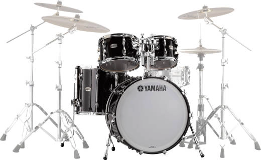 Yamaha - Recording Custom 4-Piece Shell Pack (22,10,12,16) - Black