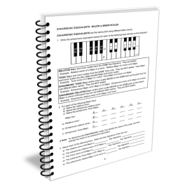Intermediate Music Theory Rudiments  - St. Germain - Workbook