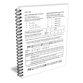 Intermediate Music Theory Rudiments  - St. Germain - Workbook
