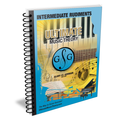 Ultimate Music Theory - Intermediate Music Theory Rudiments  - St. Germain - Workbook