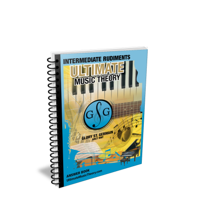 Ultimate Music Theory - Intermediate Music Theory Rudiments - St. Germain - Answer Book