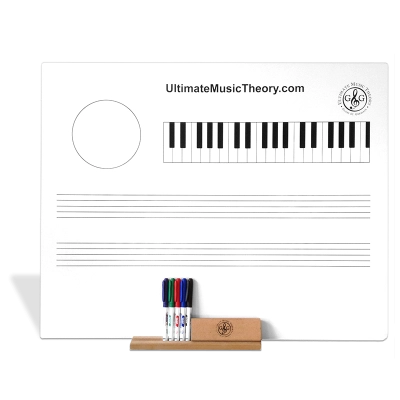 Ultimate Music Theory - Large Music Whiteboard