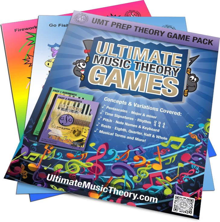 Prep Music Theory Game Pack