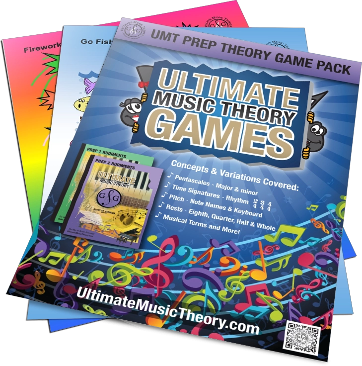 Prep Music Theory Game Pack