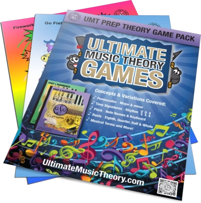 Ultimate Music Theory - Prep Music Theory Game Pack