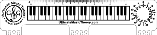Ultimate Music Theory - UMT Ruler