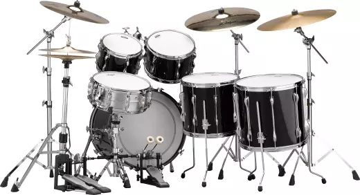 Recording Custom 5-Piece Shell Pack (22,10,12,14,16) - Black