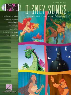 Hal Leonard - Disney Songs: Piano Duet Play-Along Volume 6 - Piano Duets (1 Piano, 4 Hands) - Livre/CD