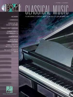 Hal Leonard - Classical Music: Piano Duet Play-Along Volume 7 - Piano Duets (1 Piano, 4 Hands) - Livre/CD