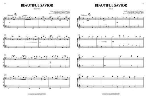 Hymns: Piano Duet Play-Along Volume 9 - Piano Duets (1 Piano, 4 Hands) - Book/CD