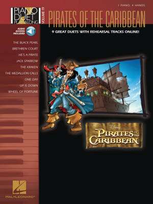 Hal Leonard - Pirates of the Caribbean: Piano Duet Play-Along Volume 19 - Zimmer/Klose - Duos de pianos (1 piano, 4 mains) - Livre/Audio en ligne