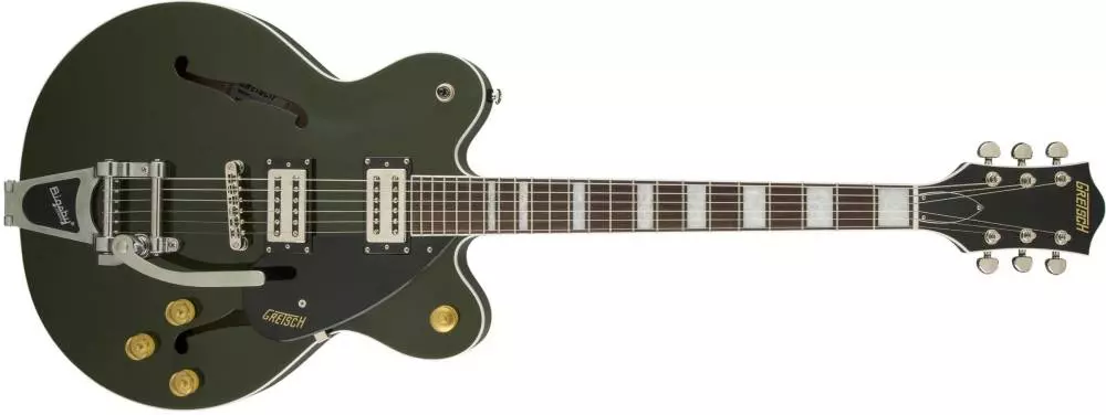 G2622T Streamliner Center Block with Bigsby, Broad\'Tron Pickups, Torino Green