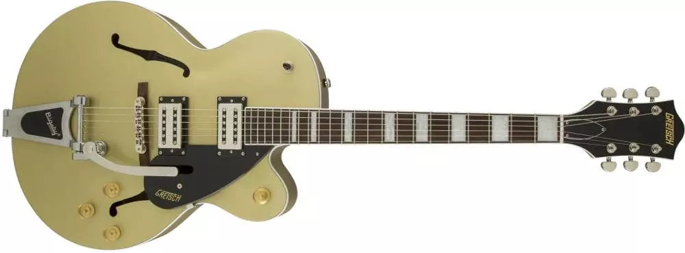 G2420T Streamliner Hollow Body with Bigsby, Broad\'Tron Pickups, Golddust