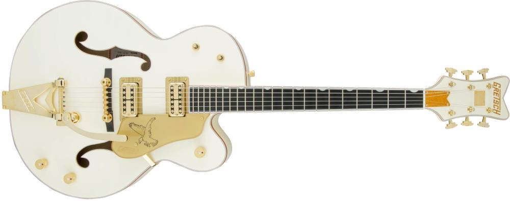 G6136T-59GE Vintage Select Edition 1959 Falcon with Bigsby, TV Jones, Vintage White, Lacquer