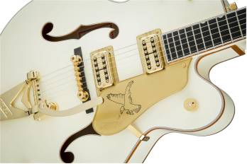 G6136T-59GE Vintage Select Edition 1959 Falcon with Bigsby, TV Jones, Vintage White, Lacquer