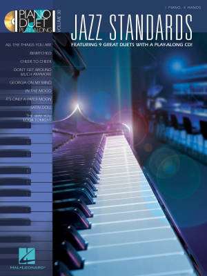 Hal Leonard - Jazz Standards: Piano Duet Play-Along Volume 30 - Piano Duets (1 Piano, 4 Hands) - Book/CD