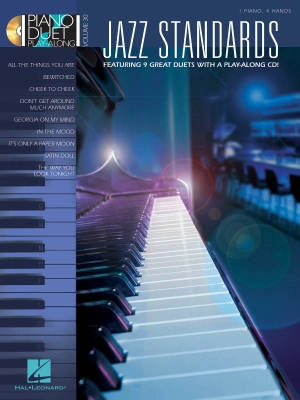 Hal Leonard - Jazz Standards: Piano Duet Play-Along Volume 30 - Piano Duets (1 Piano, 4 Hands) - Book/CD