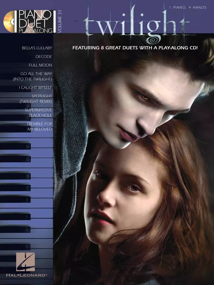 Twilight: Piano Duet Play-Along Volume 33 - Piano Duets (1 Piano, 4 Hands) - Book/CD