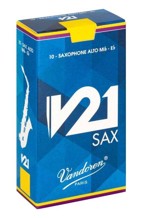 V21 Alto Saxophone Reeds (10/Box) - 3