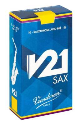 Vandoren - V21 Alto Saxophone Reeds (10/Box) - 3.5