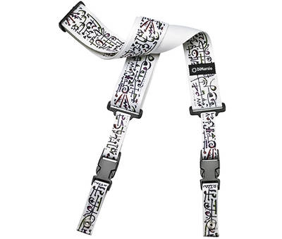 Steve Vai ClipLock Strap - Art Strap White