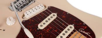 Progression Plus Electric Guitar - Transparent Cream (Maple Neck)