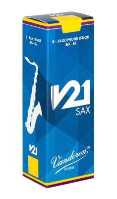 Vandoren - V21 Tenor Saxophone Reeds (5/Box) - 2.5