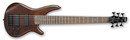 GIO Series 6-String Bass Guitar HH - Walnut Flat