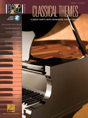 Hal Leonard - Classical Themes: Piano Duet Play-Along Volume 40 - Piano Duets (1 Piano, 4 Hands) - Book/Audio Online