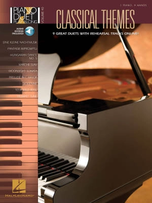 Classical Themes: Piano Duet Play-Along Volume 40 - Piano Duets (1 Piano, 4 Hands) - Book/Audio Online