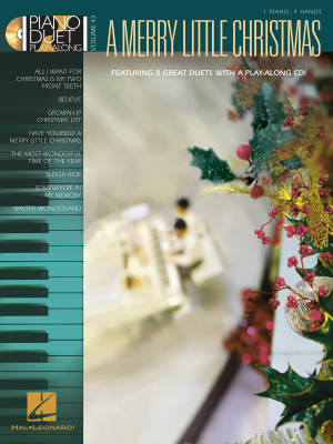 Hal Leonard - A Merry Little Christmas: Piano Duet Play-Along Volume 43 - Duo de piano (1 Piano, 4 Mains) - Livre/CD
