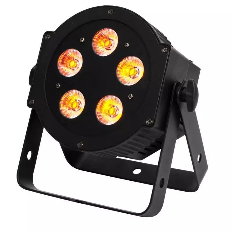 Low Profile LED Par Fixture with 5x10W HEX-RGBAW+UV LED