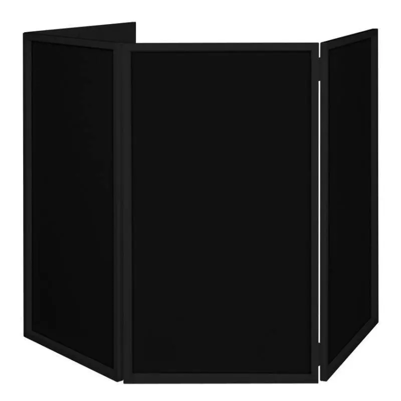Portable DJ Facade Black 110in x 47in bag included