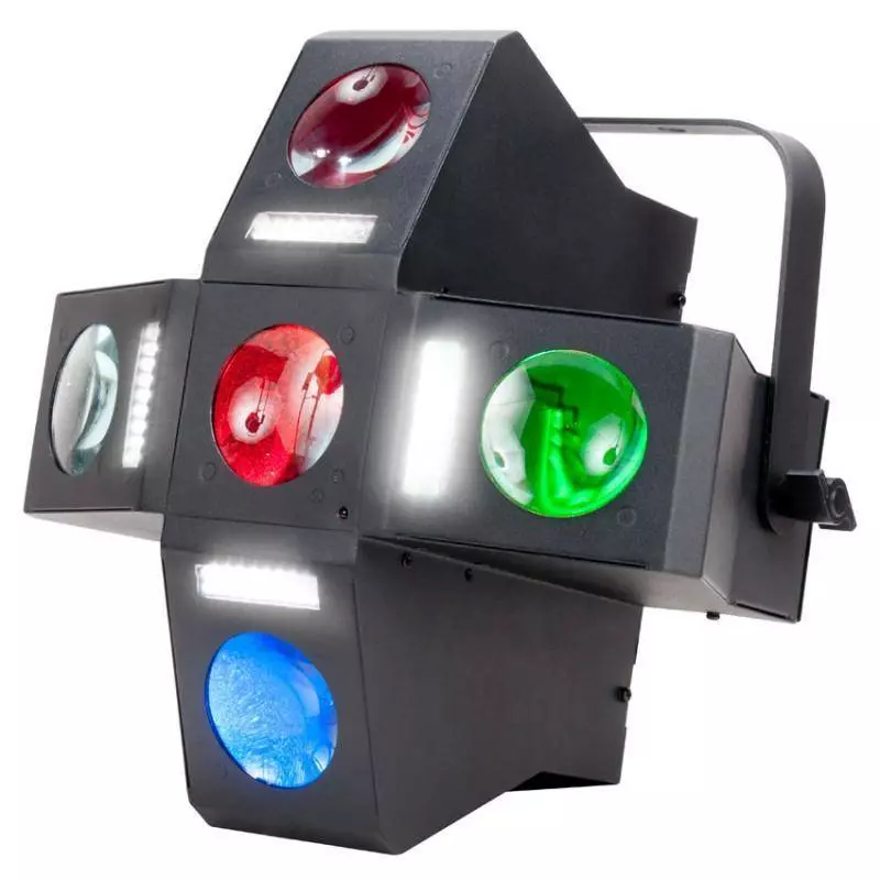 2-in-1 RGBAW LED Effect Moonflower & Strobe